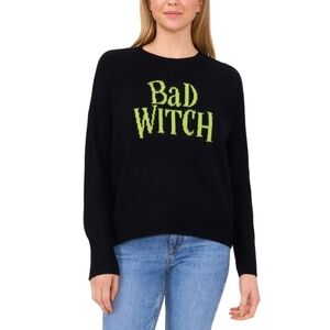 Camuto Women's "Bad Witch" Halloween Sweater.